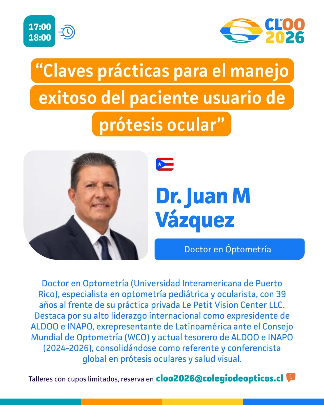 Afiche Taller Dr. Juan M. Vázquez