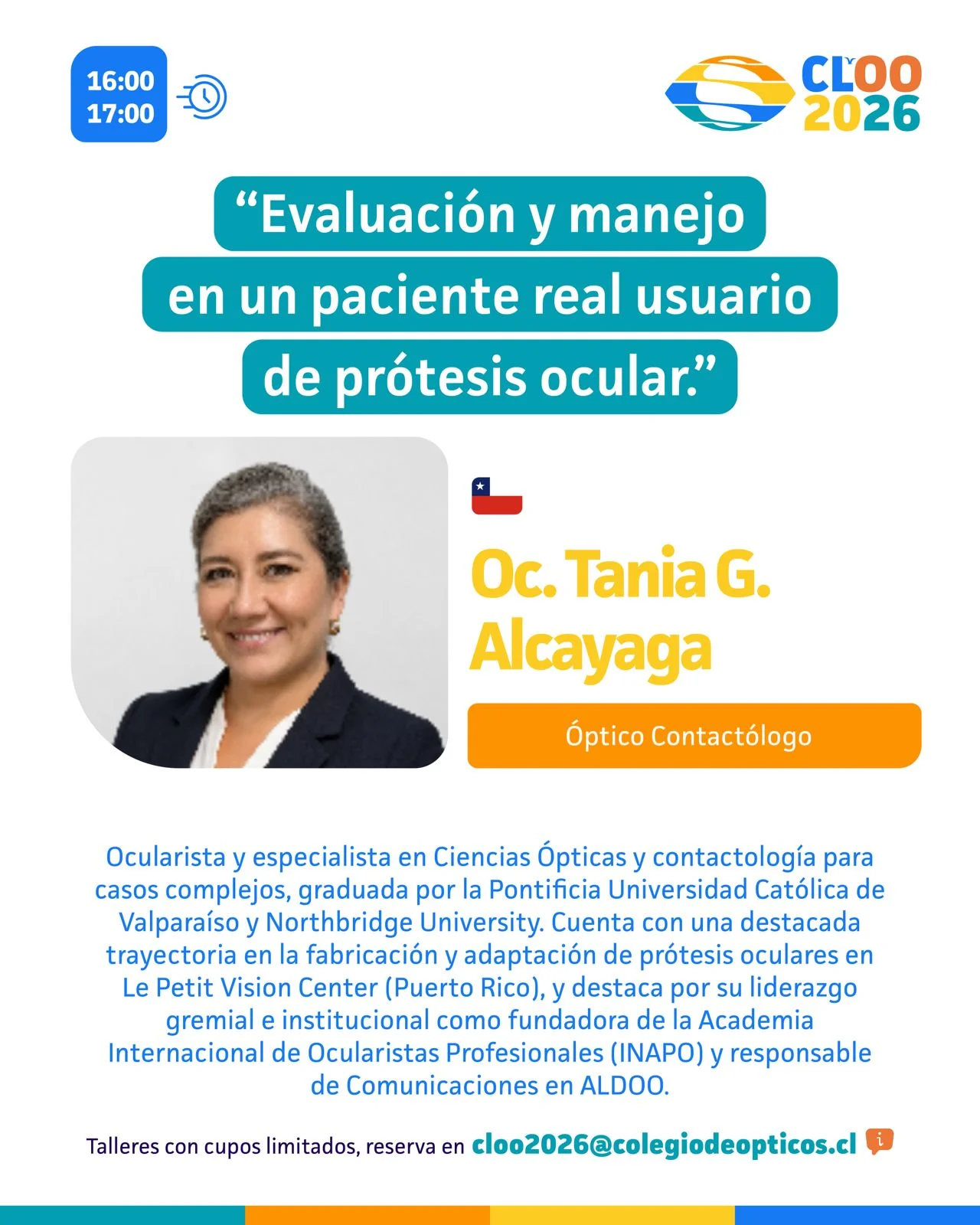 Afiche Taller Oc. Tania G. Alcayaga
